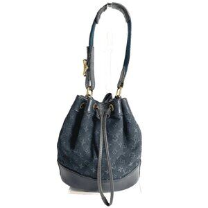 LOUIS VUITTON M92687 Noelie Shoulder Bag Hand Bag Monogram Mini Canvas Navy